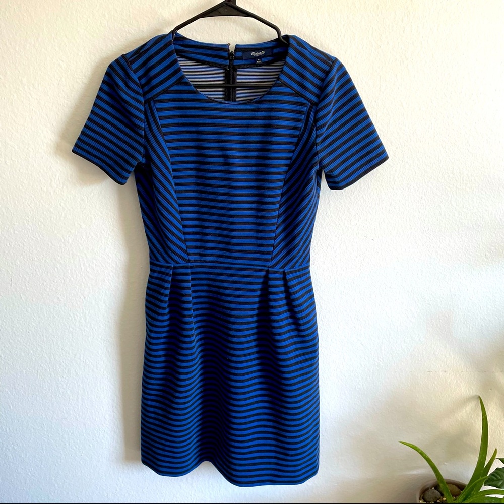 Madewell striped dress with pockets